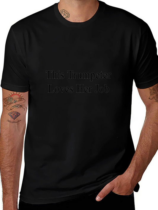 Trumpeter Job Lover Black T-Shirt