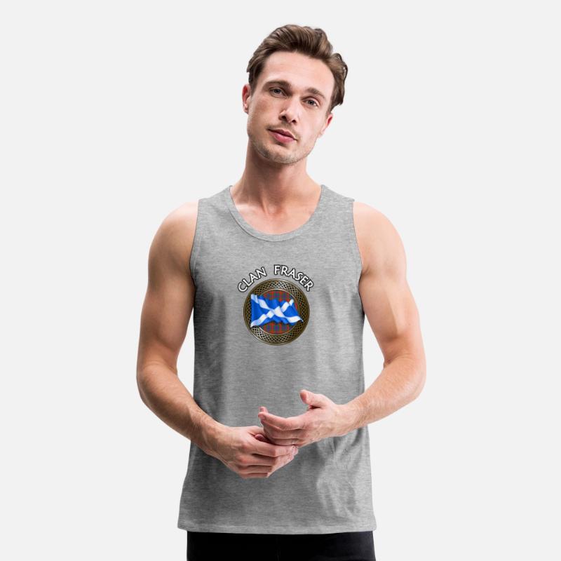 Clan Fraser Tartan Knot & Flag