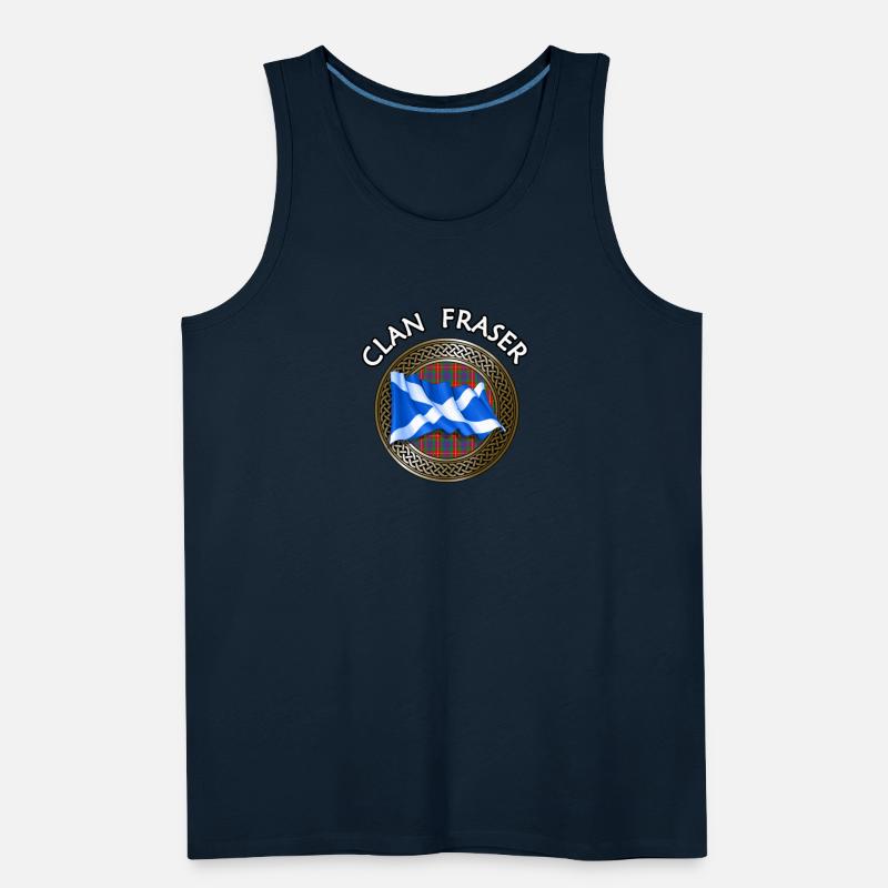 Clan Fraser Tartan Knot & Flag