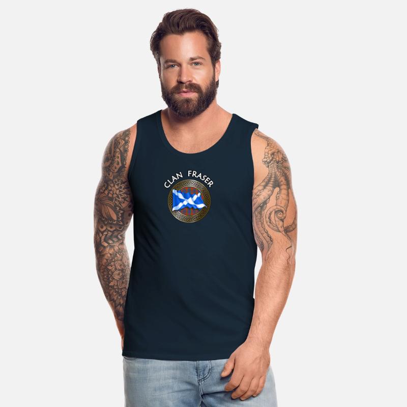 Clan Fraser Tartan Knot & Flag
