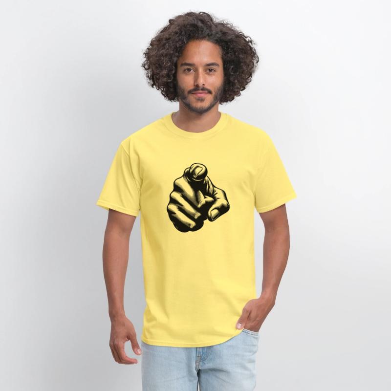 Classic Hand Position Precise Index Finger Gesture