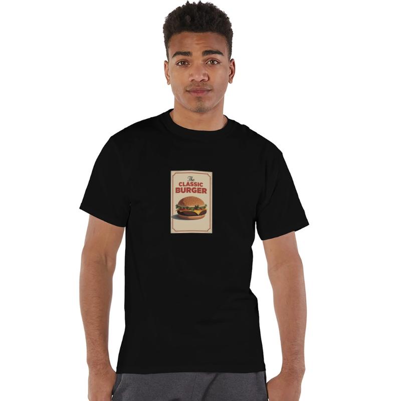 Classic Vintage Hamburger Print – Retro Style