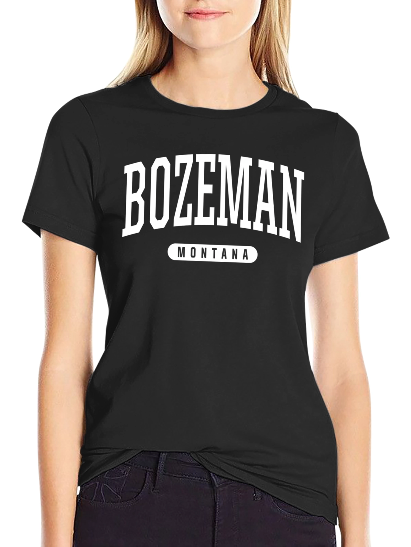 Bozeman Montana Graphic Tee - Black T-Shirt