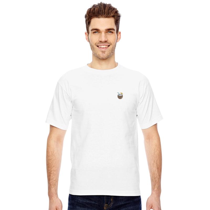 Coconut embroidered