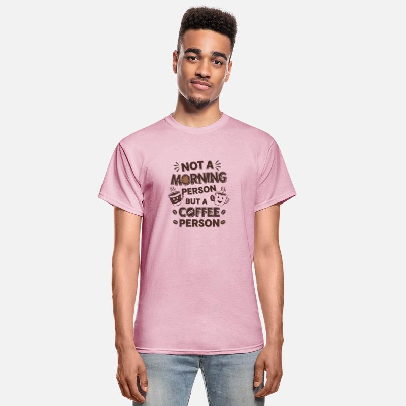 Coffee funny tee design with morning rutine