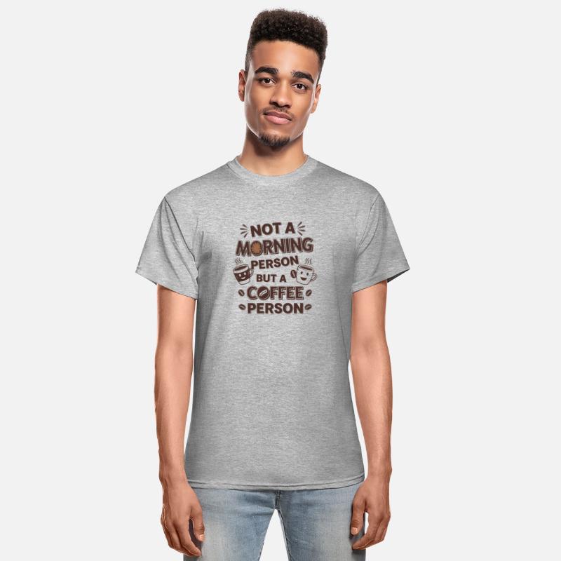 Coffee funny tee design with morning rutine
