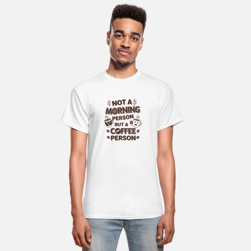 Coffee funny tee design with morning rutine