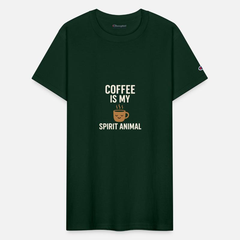 Coffee Is My Spirit Animal – Funny Caffeine Shirt