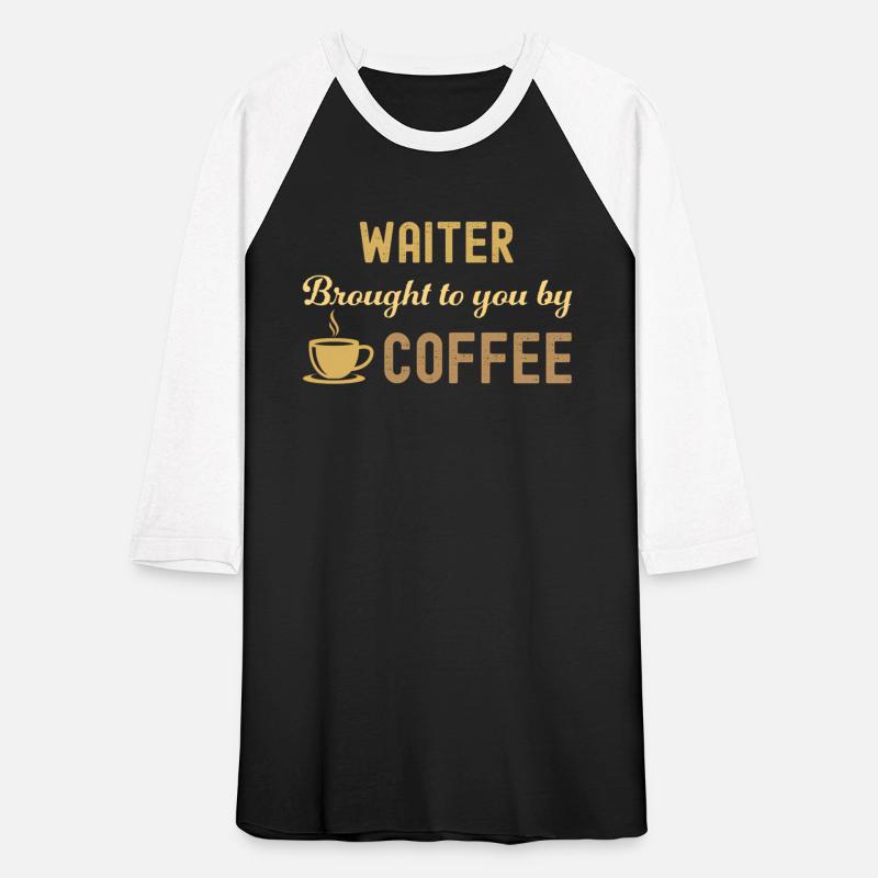 Coffee Loving Waiter Busy Exhausted