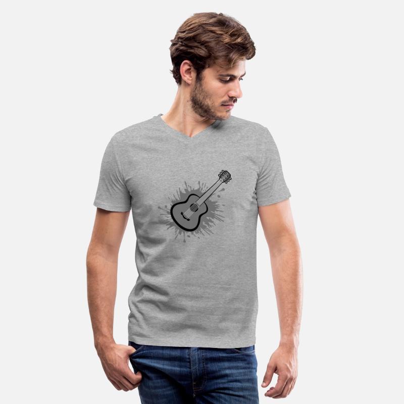 color blob drop guitarist