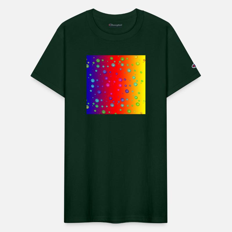 colored raindrops