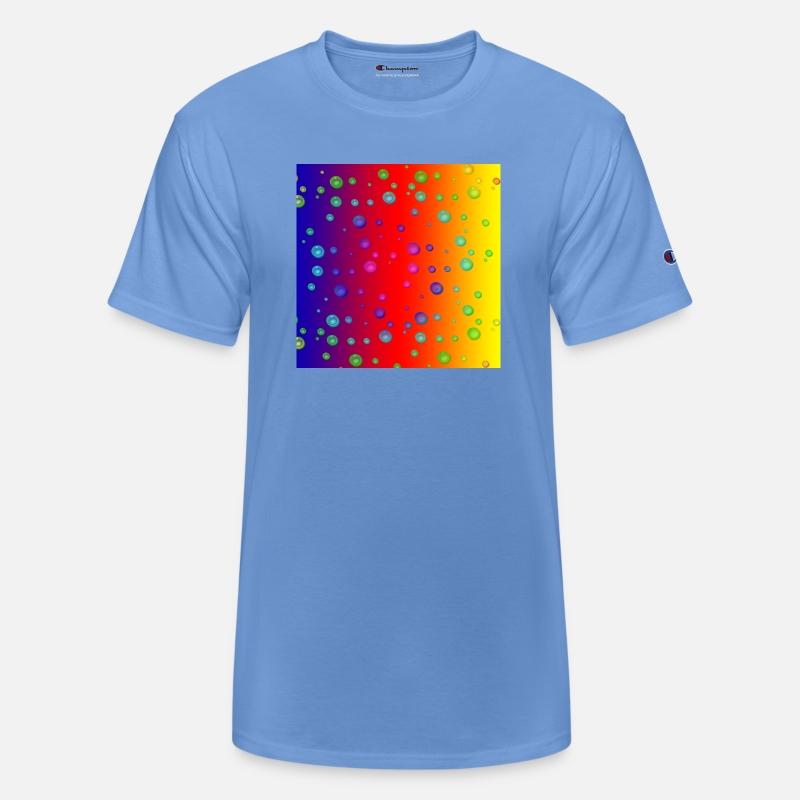 colored raindrops