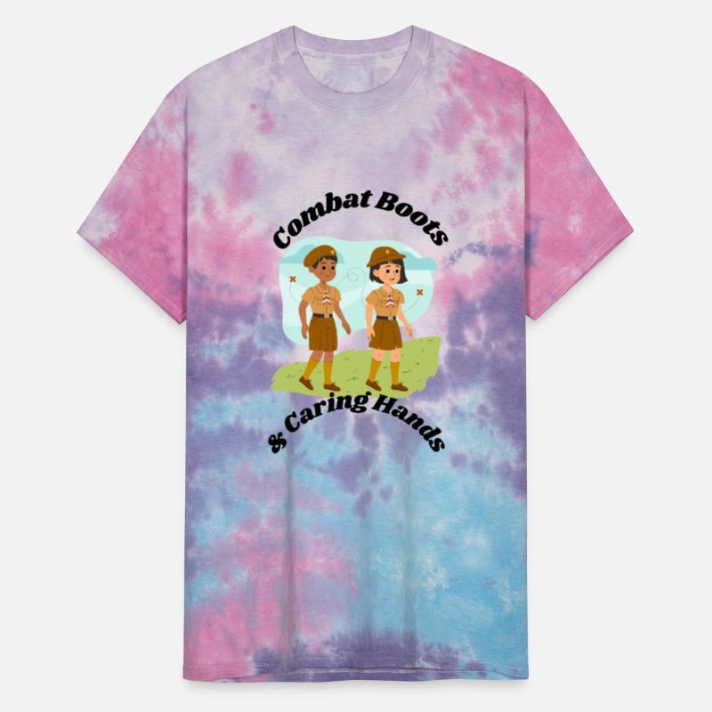 Combat Boots & Caring Hands Tee