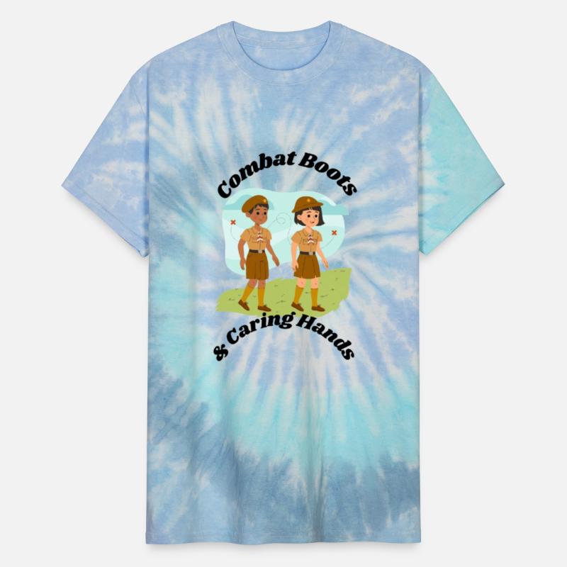 Combat Boots & Caring Hands Tee