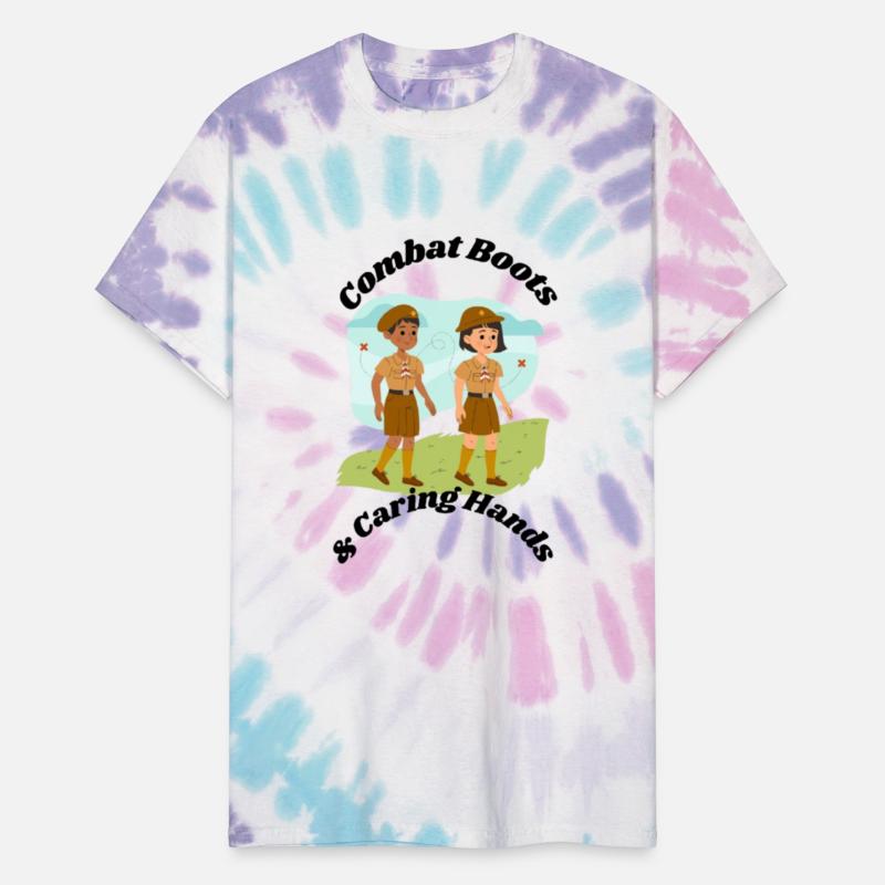 Combat Boots & Caring Hands Tee