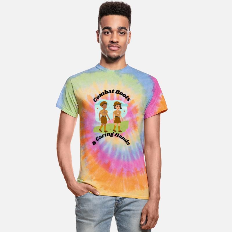 Combat Boots & Caring Hands Tee