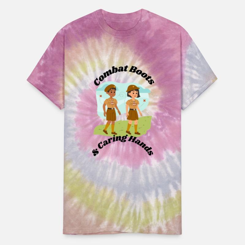 Combat Boots & Caring Hands Tee