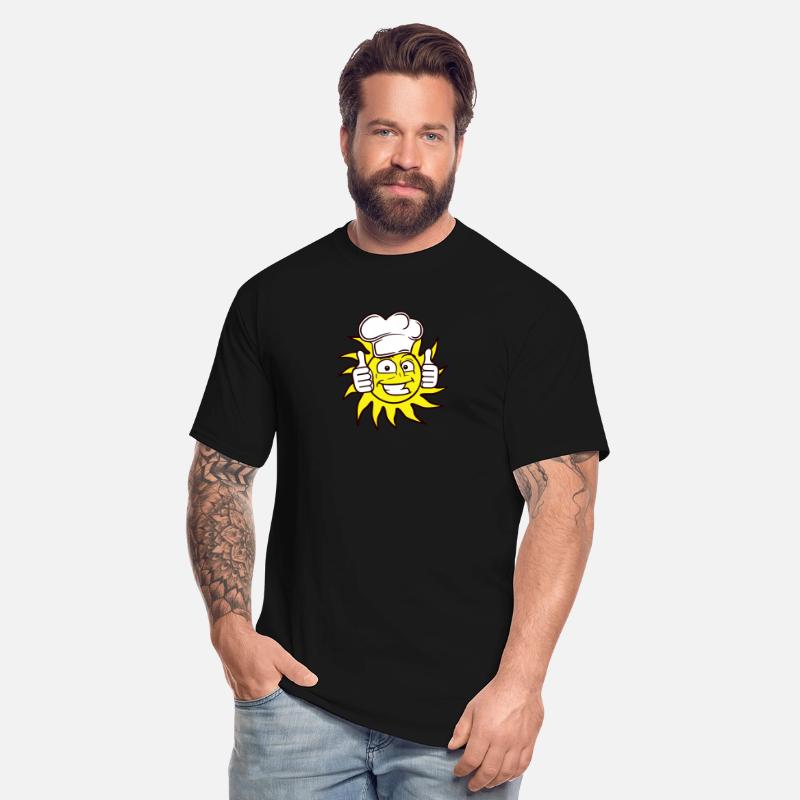 Cook Hat Sun Funny Happy Face Smile Thumbs Up Hand