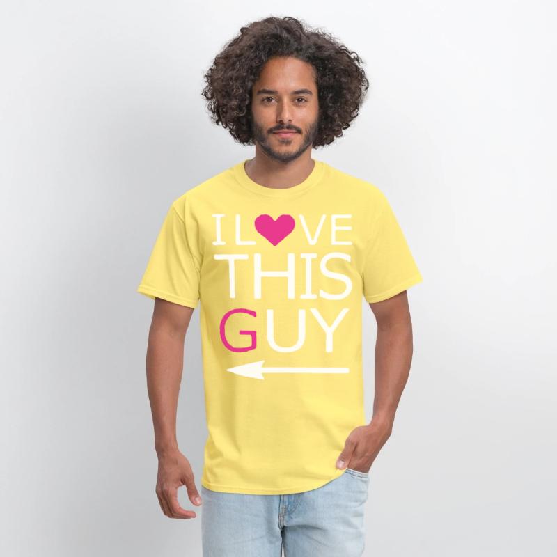 Couple Matching Shirts I Love This Guy Girl brothe