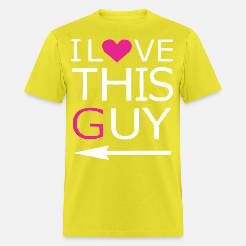 Couple Matching Shirts I Love This Guy Girl brothe