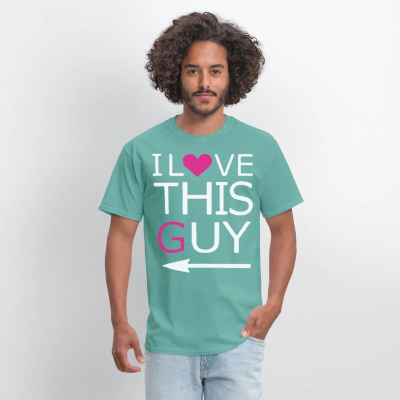 Couple Matching Shirts I Love This Guy Girl brothe