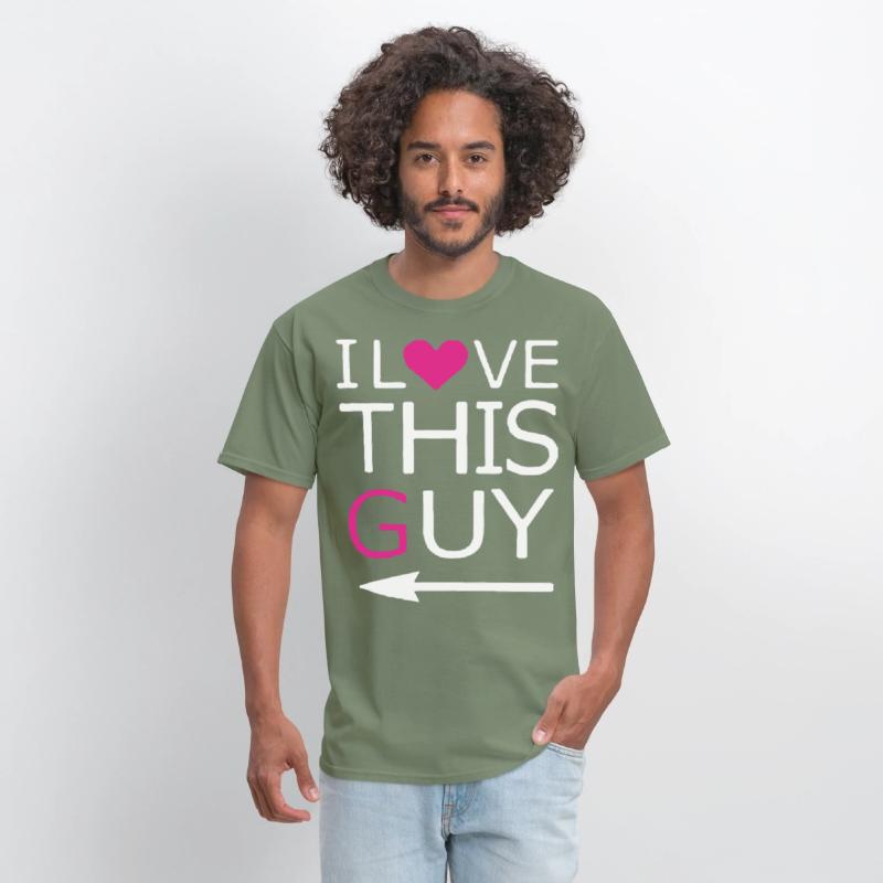 Couple Matching Shirts I Love This Guy Girl brothe