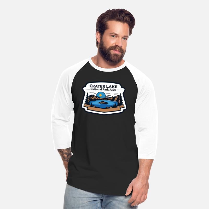 Crater Lake National Park Southern Oregon USA Logo