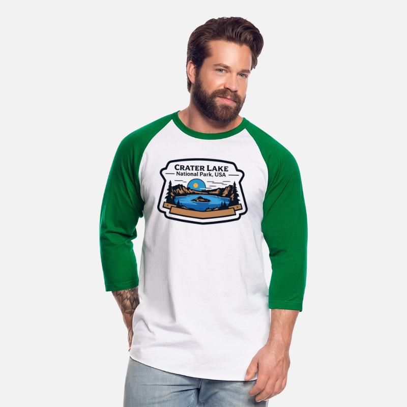 Crater Lake National Park Southern Oregon USA Logo