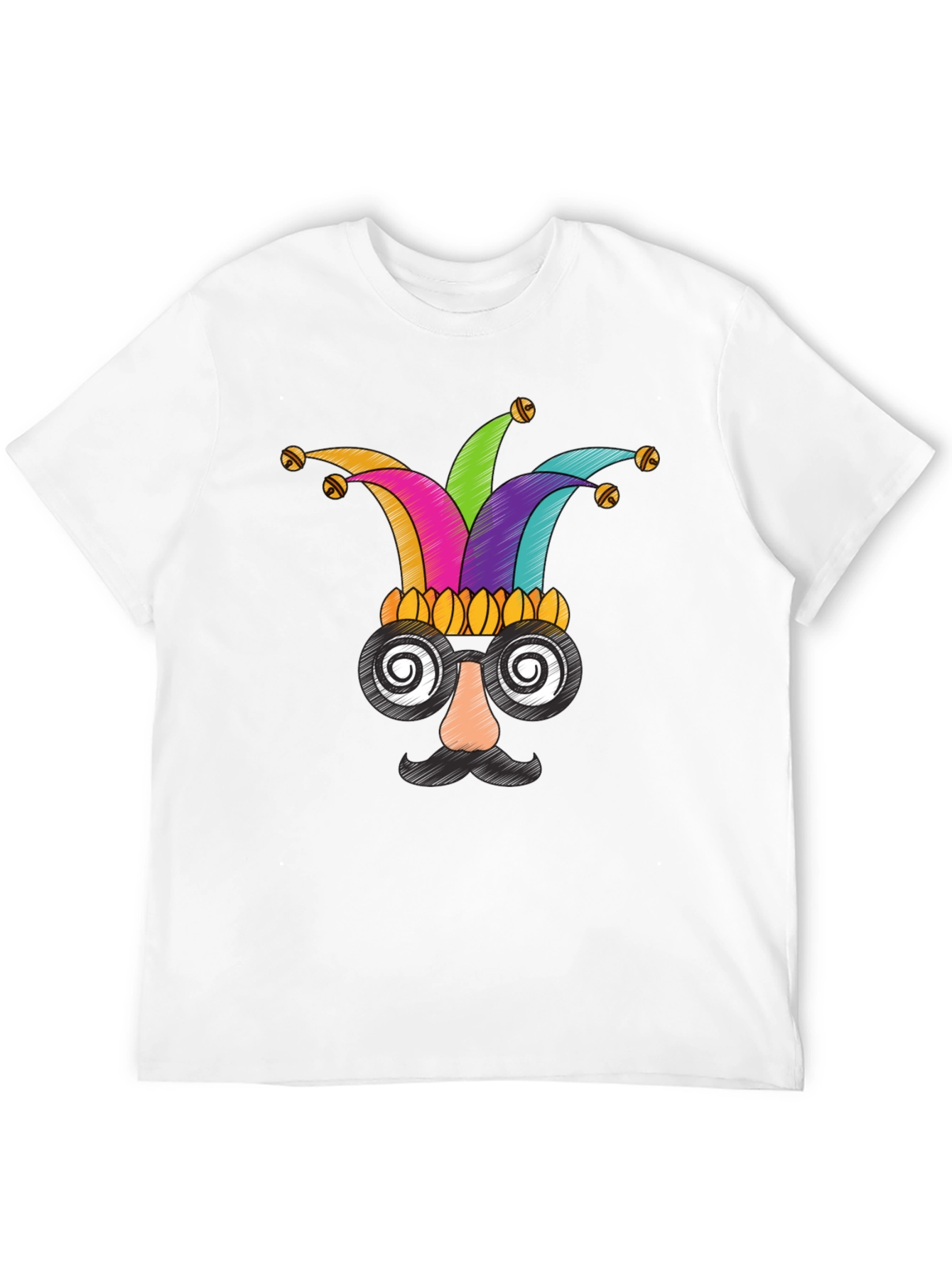 Novelty Jester Face T-Shirt