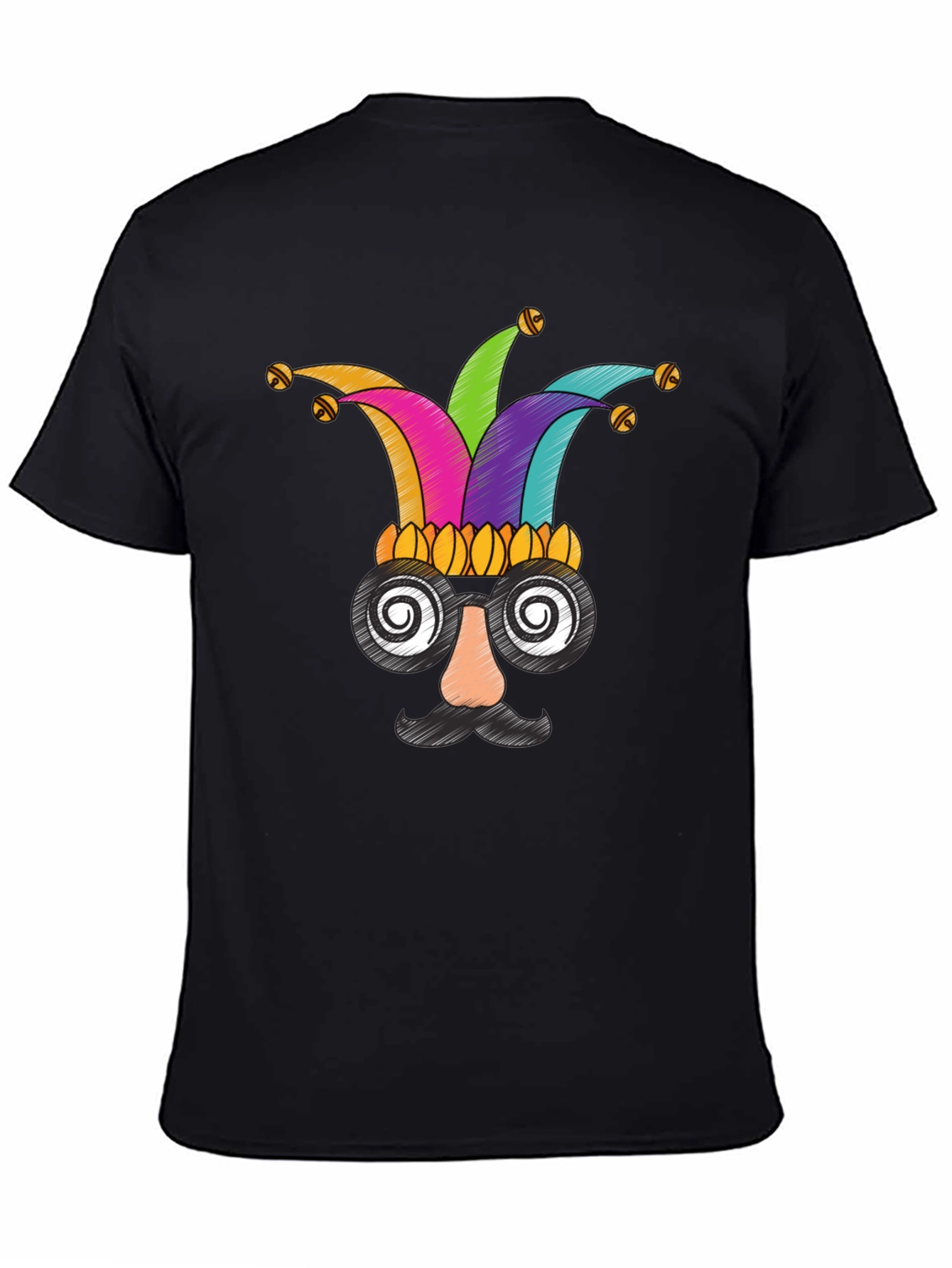Novelty Jester Face T-Shirt