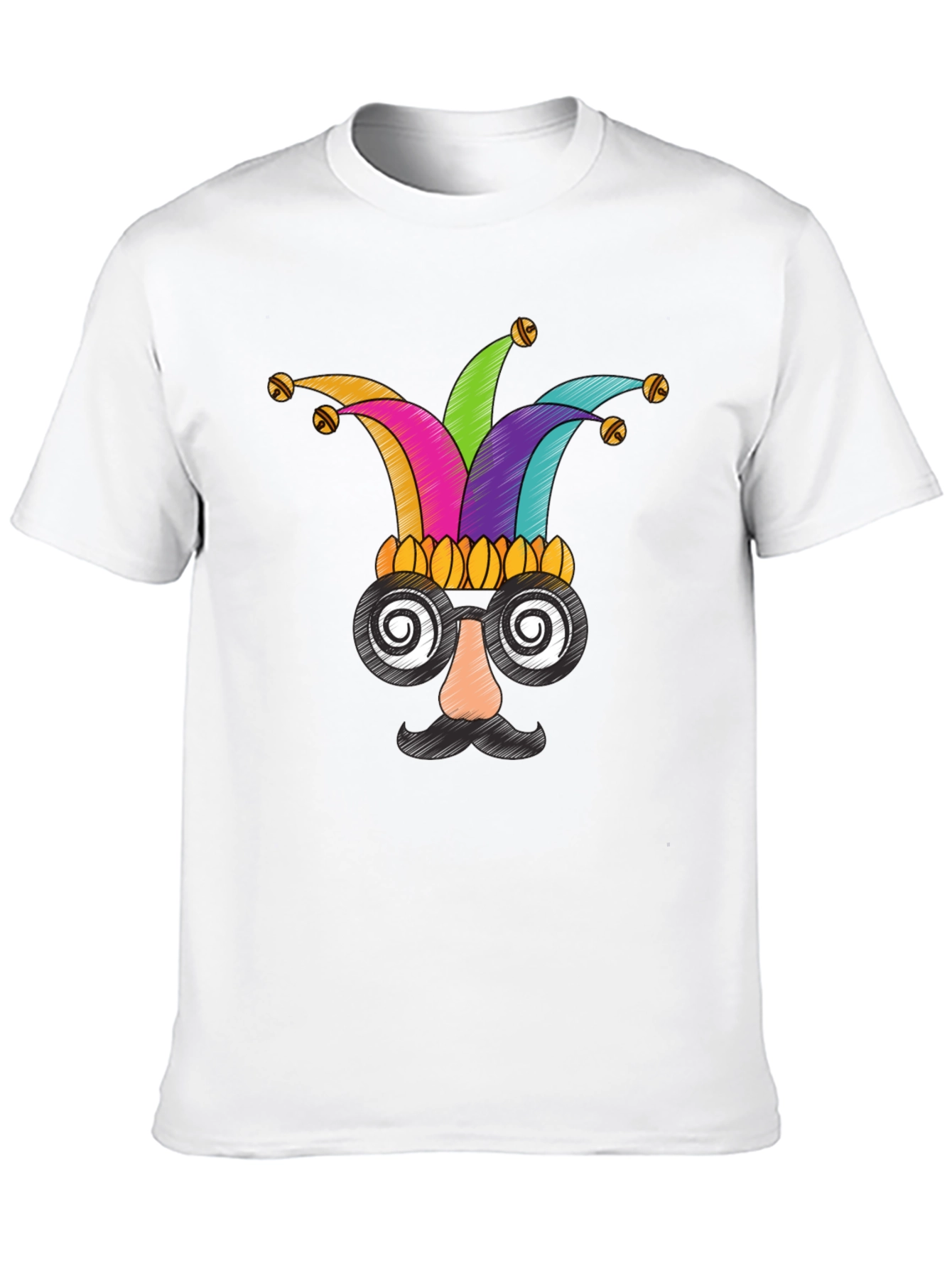 Novelty Jester Face T-Shirt