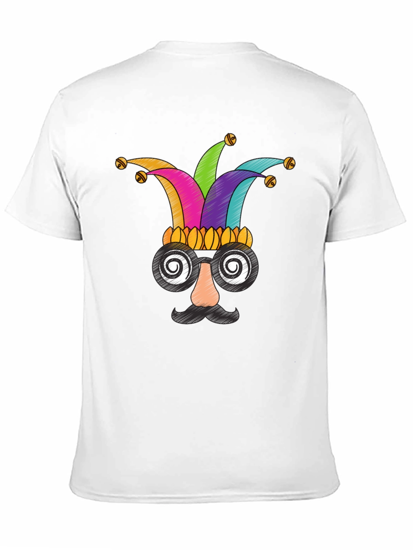 Novelty Jester Face T-Shirt