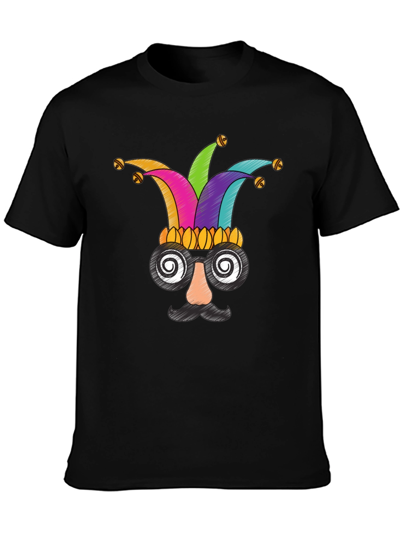 Novelty Jester Face T-Shirt