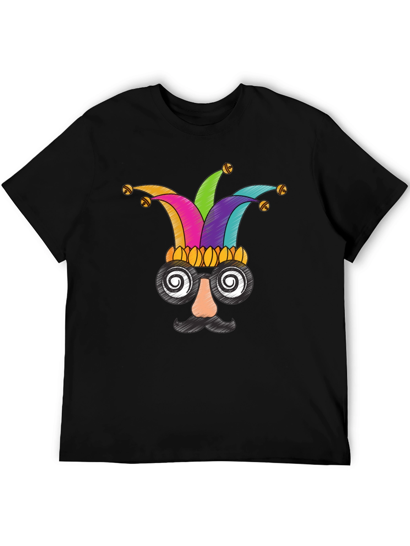 Novelty Jester Face T-Shirt
