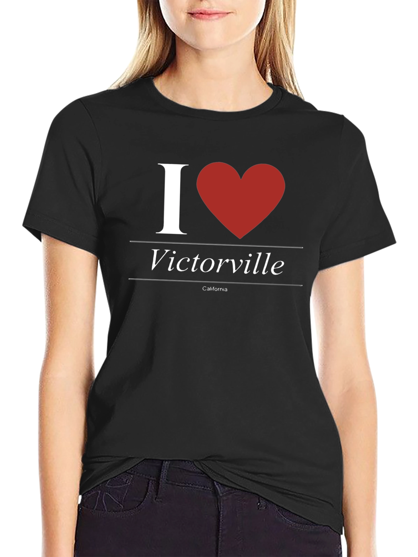 I Heart Victorville California Graphic Tee