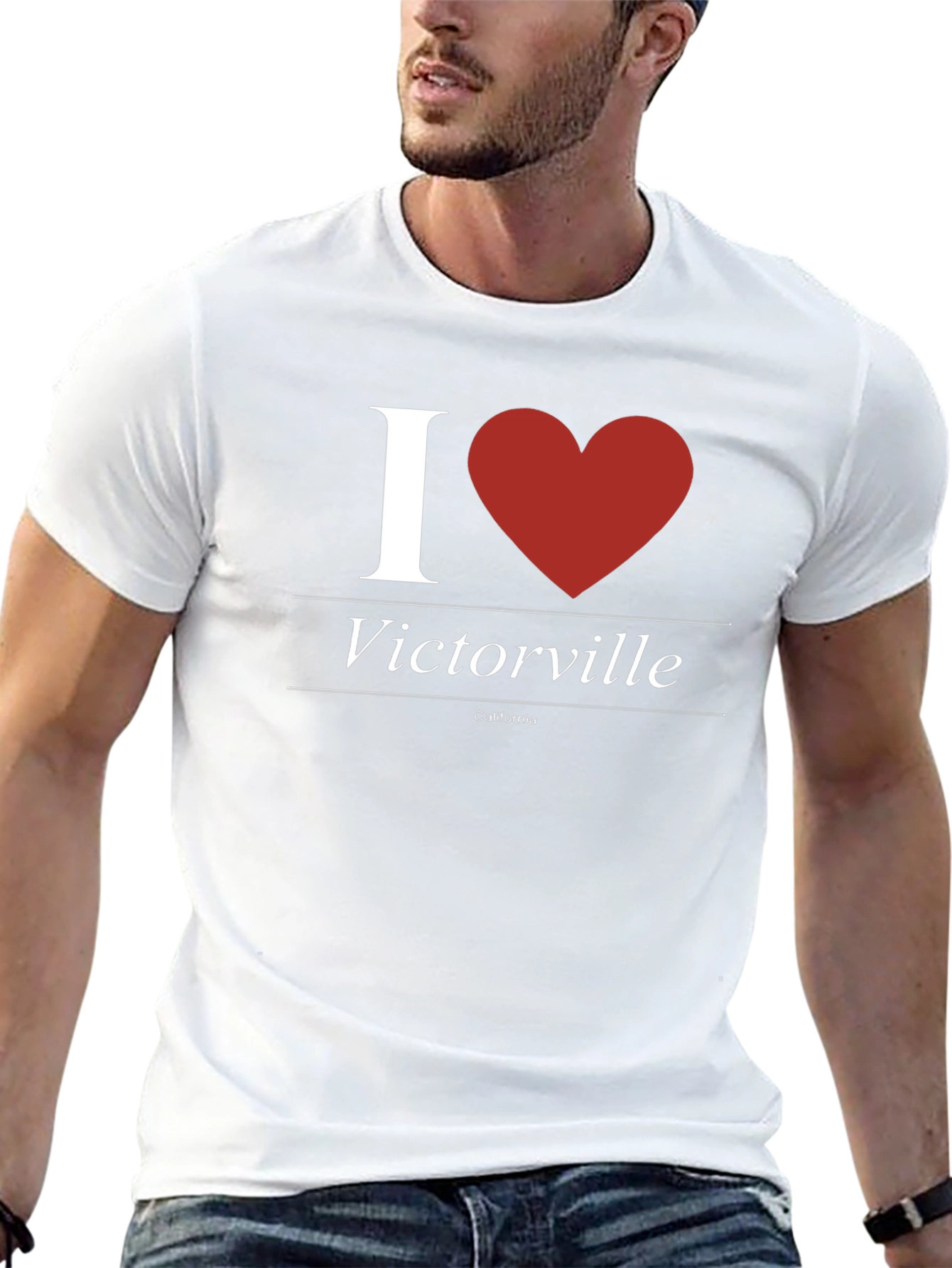 I Heart Victorville California Graphic Tee