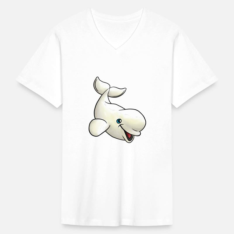 Cute little beluga whale