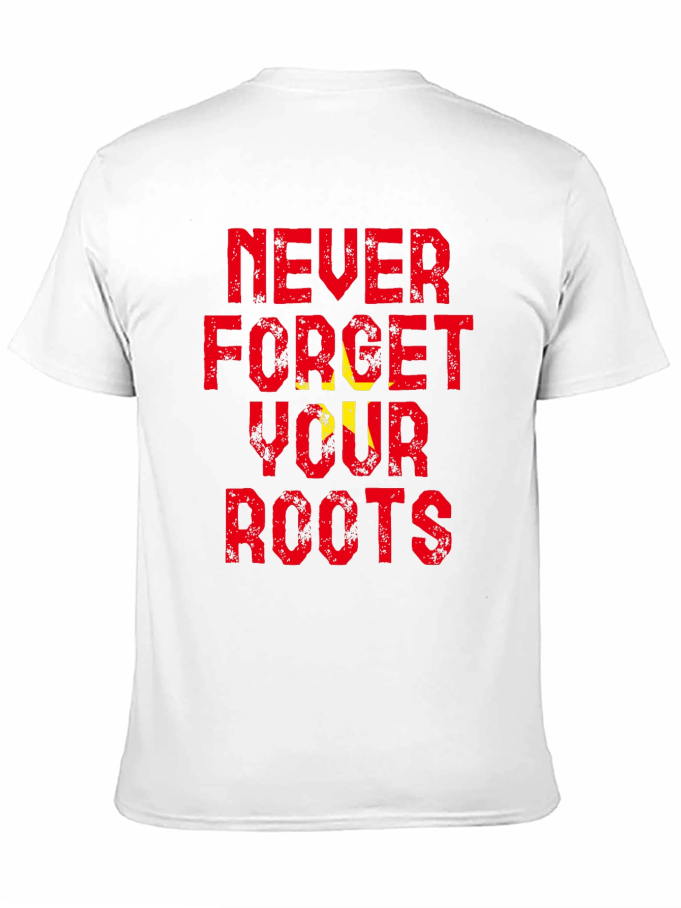Never Forget Roots Graphic Tee - Black