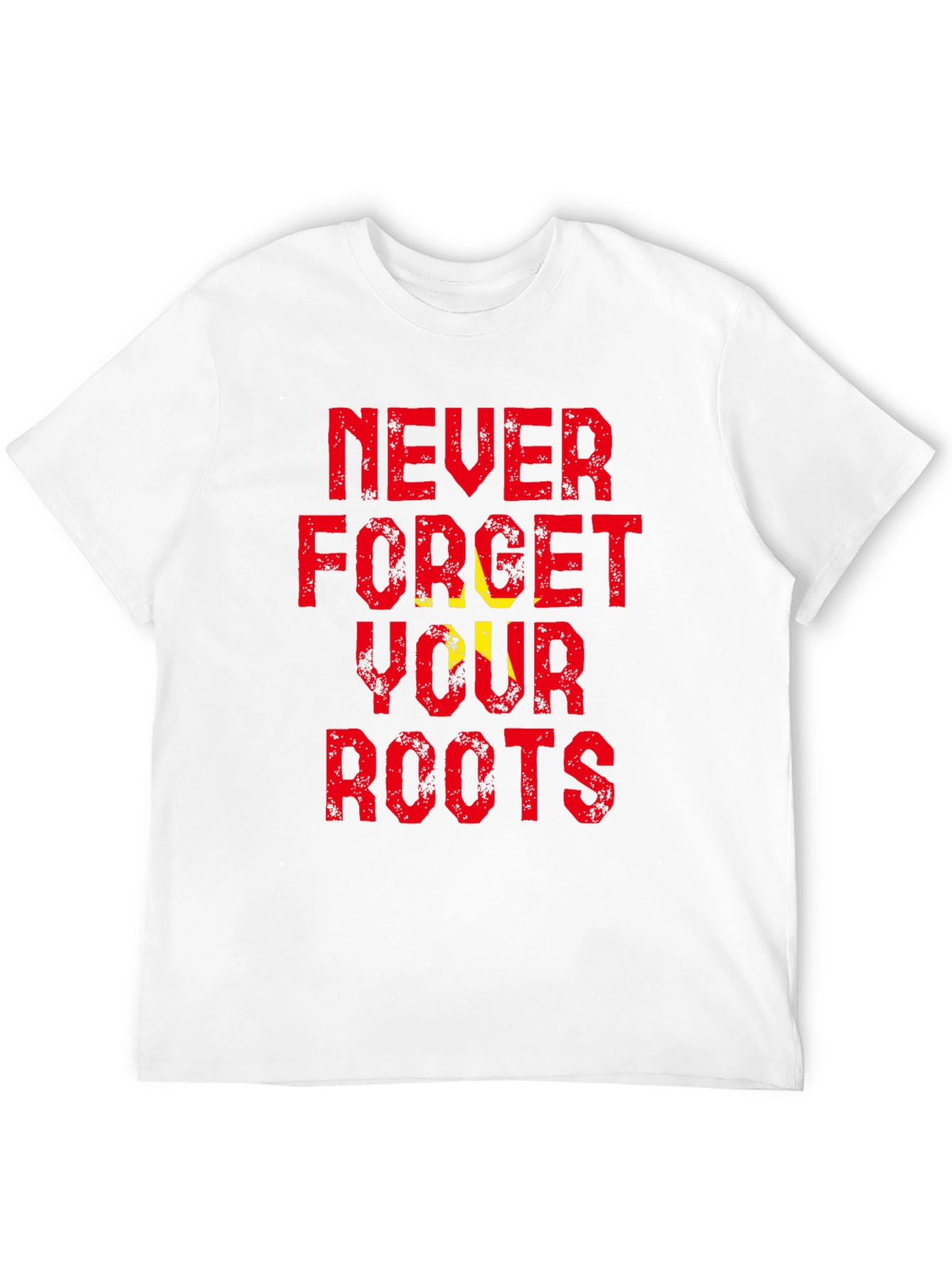 Never Forget Roots Graphic Tee - Black