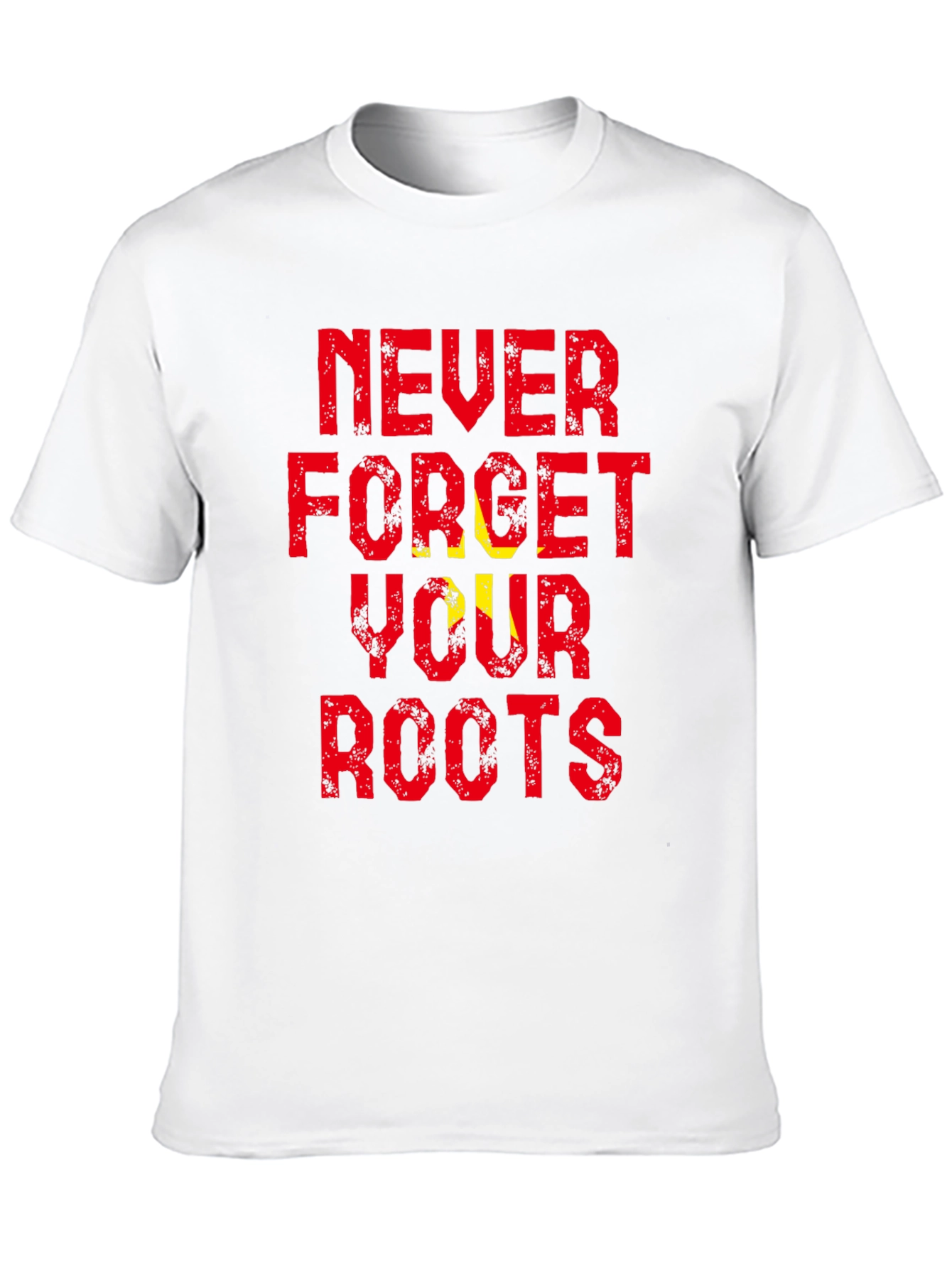 Never Forget Roots Graphic Tee - Black