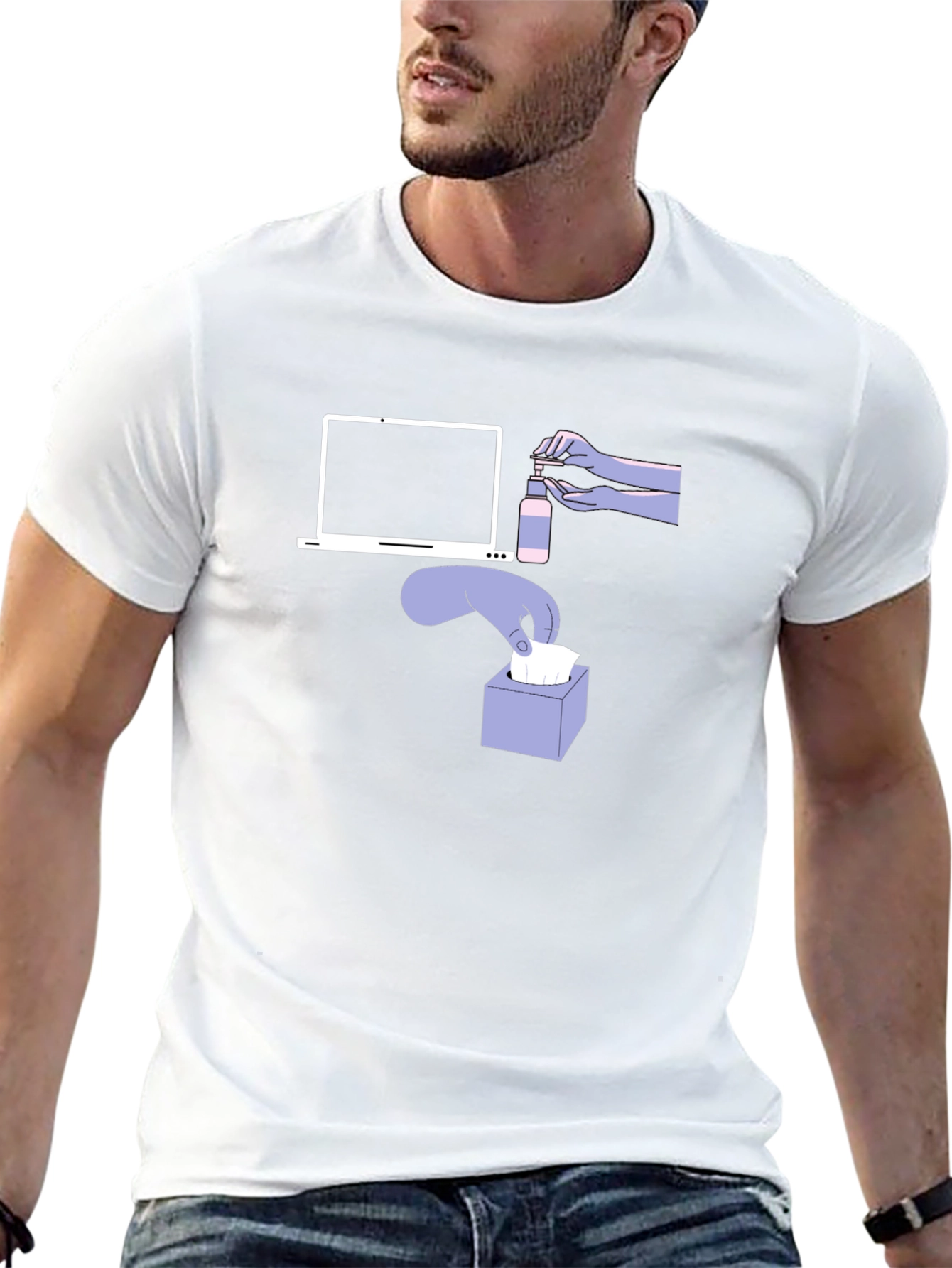 Clean Work From Home T-Shirt