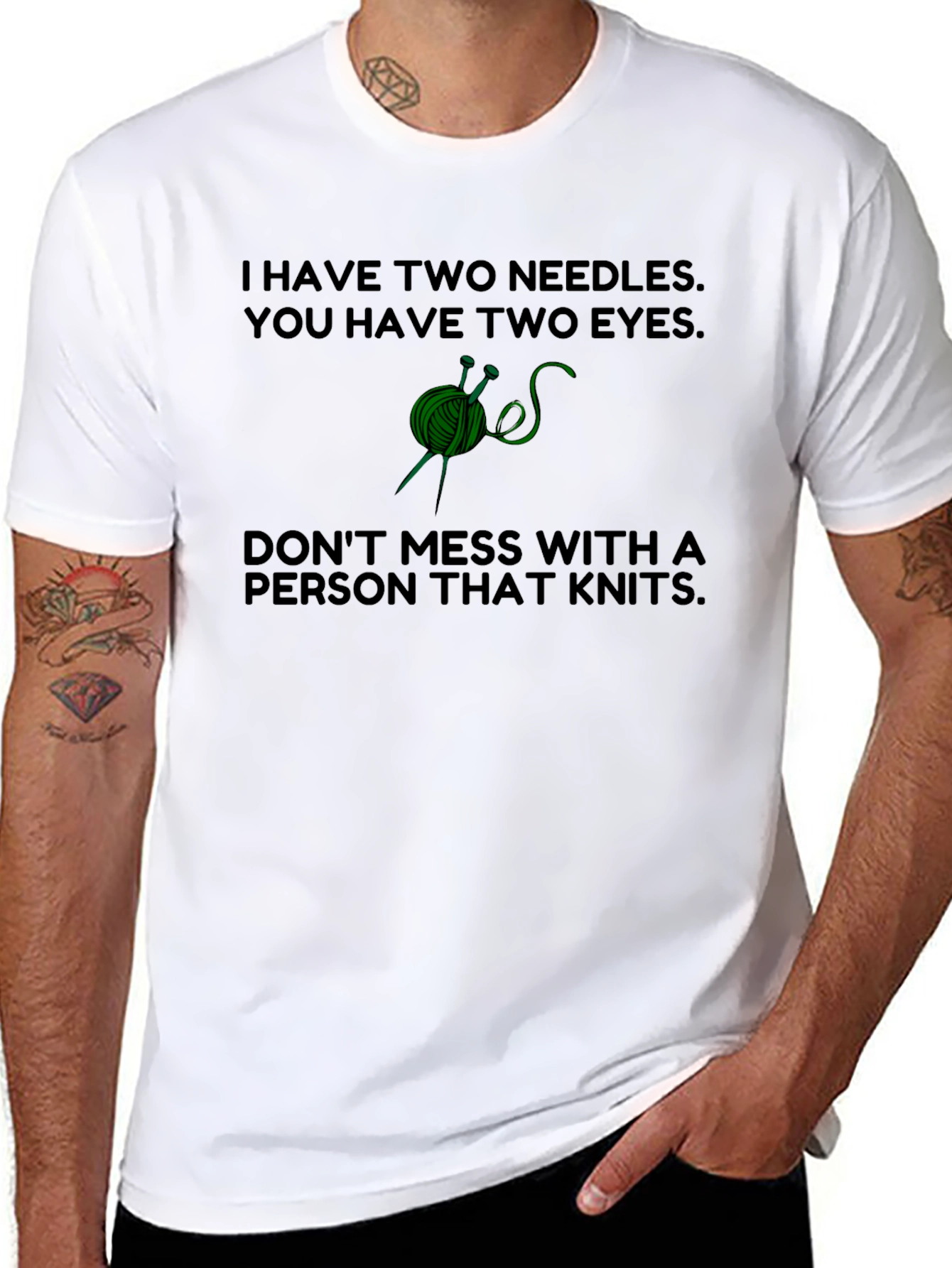 Knitting Lover T-Shirt - Dont Mess With Knits