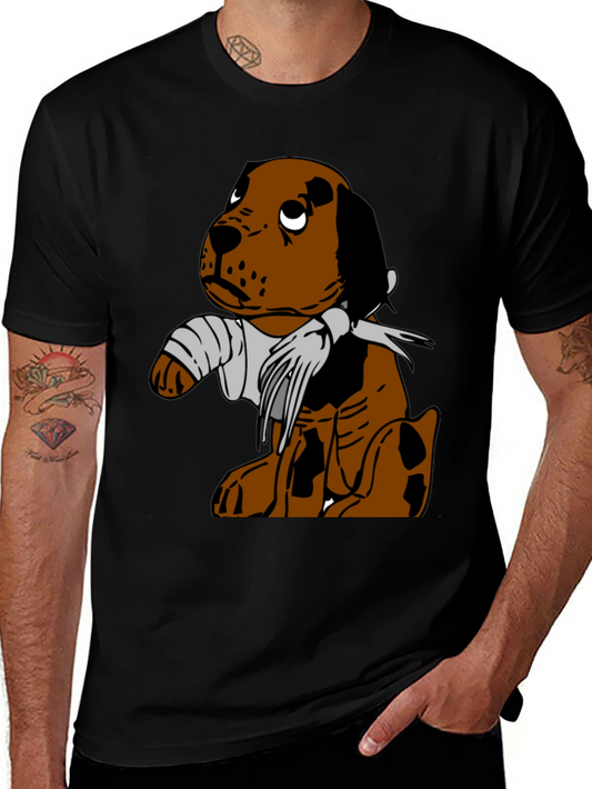 Sad Puppy T-Shirt - Injured Dog Graphic Tee