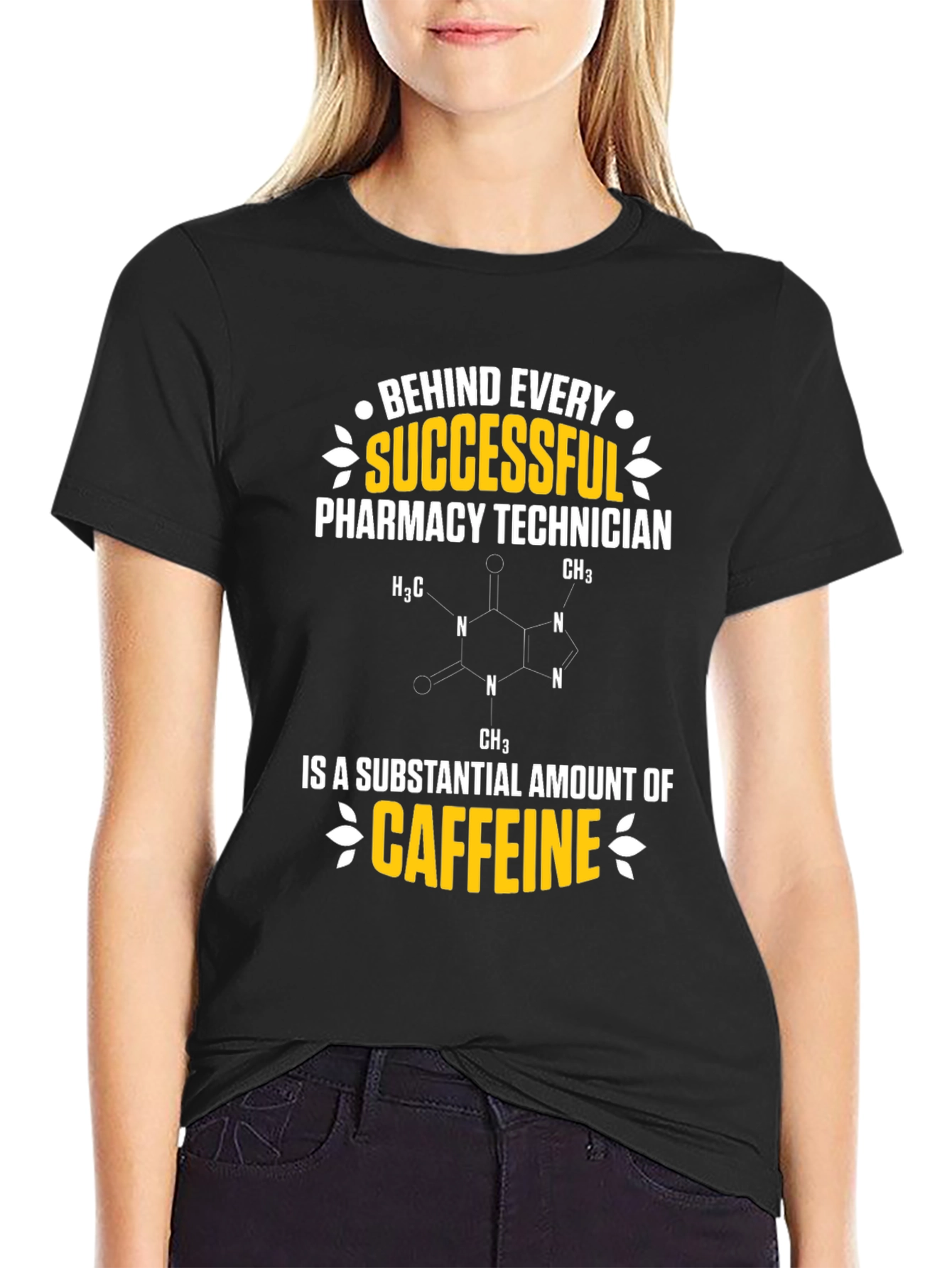 Pharmacy Technician Caffeine T-Shirt