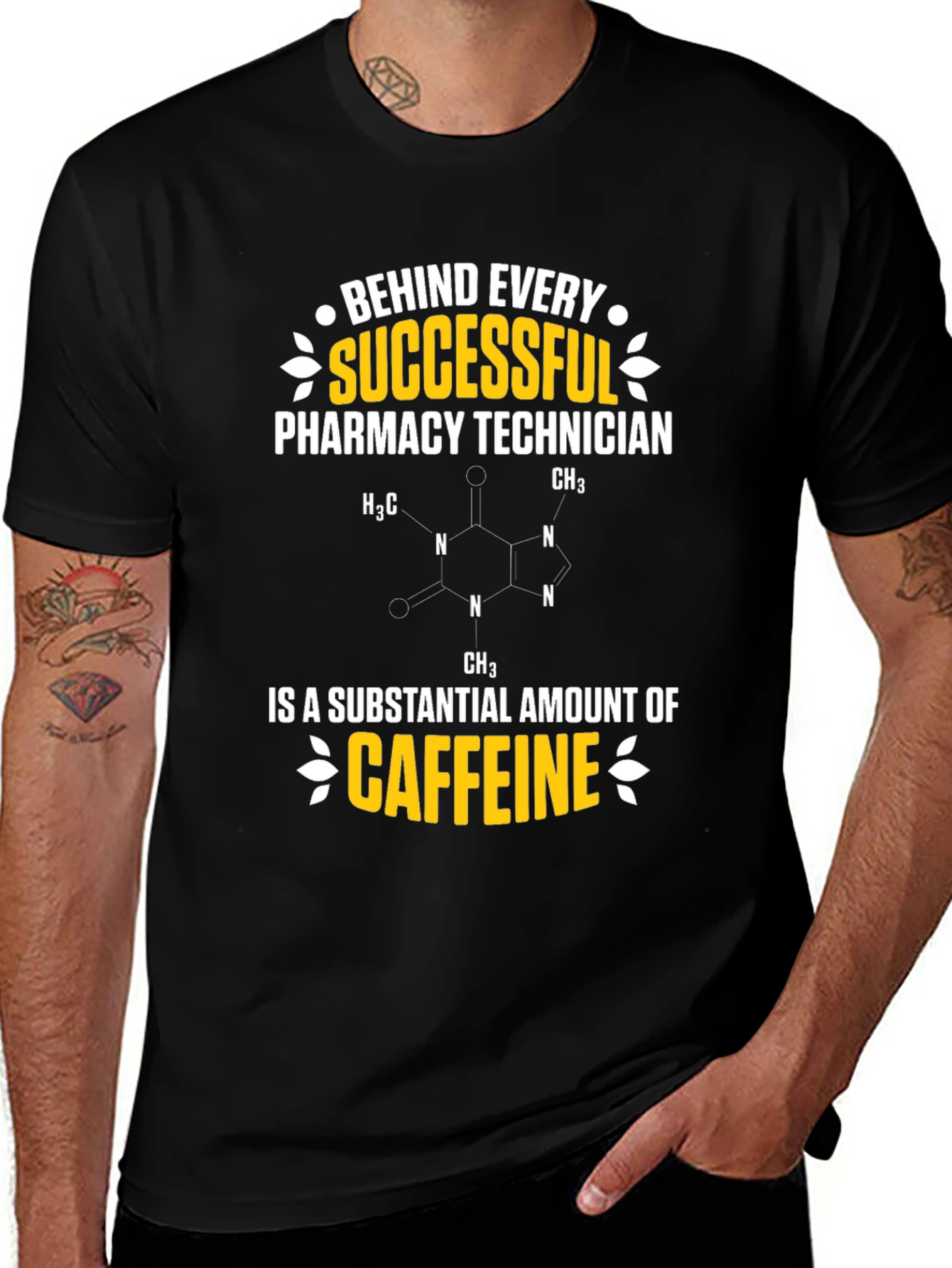 Pharmacy Technician Caffeine T-Shirt