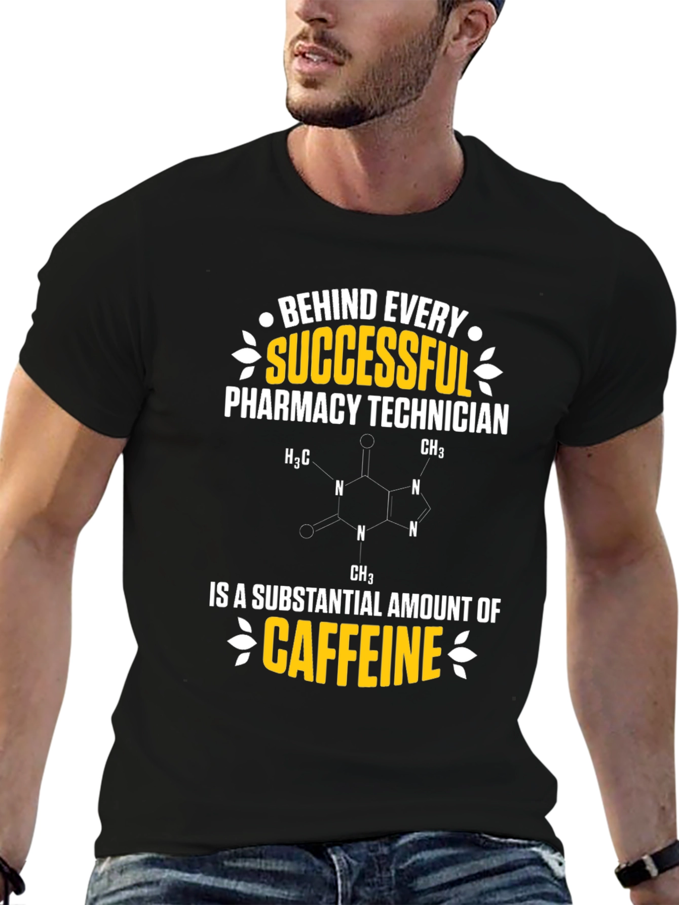 Pharmacy Technician Caffeine T-Shirt