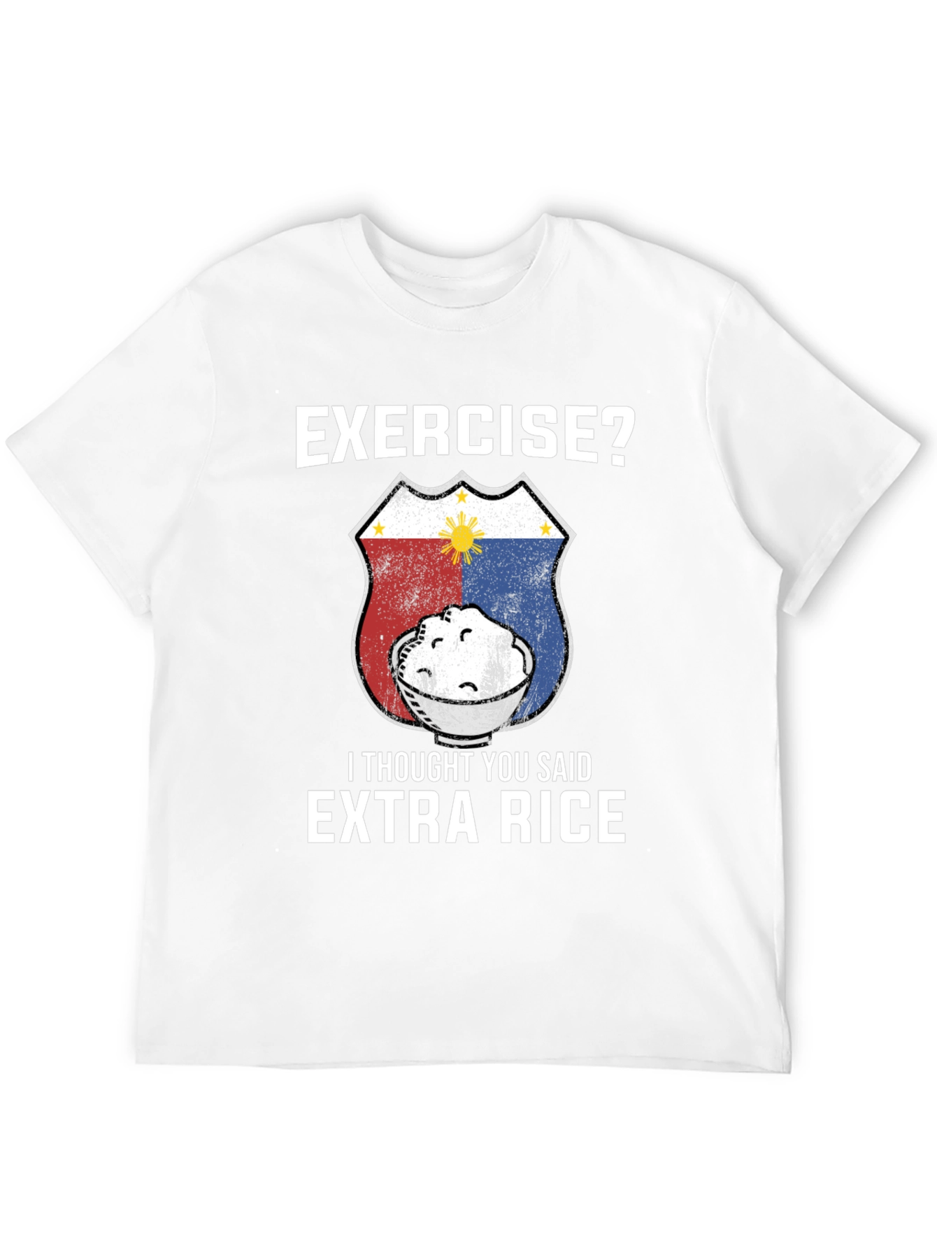 Exercise? Extra Rice T-Shirt