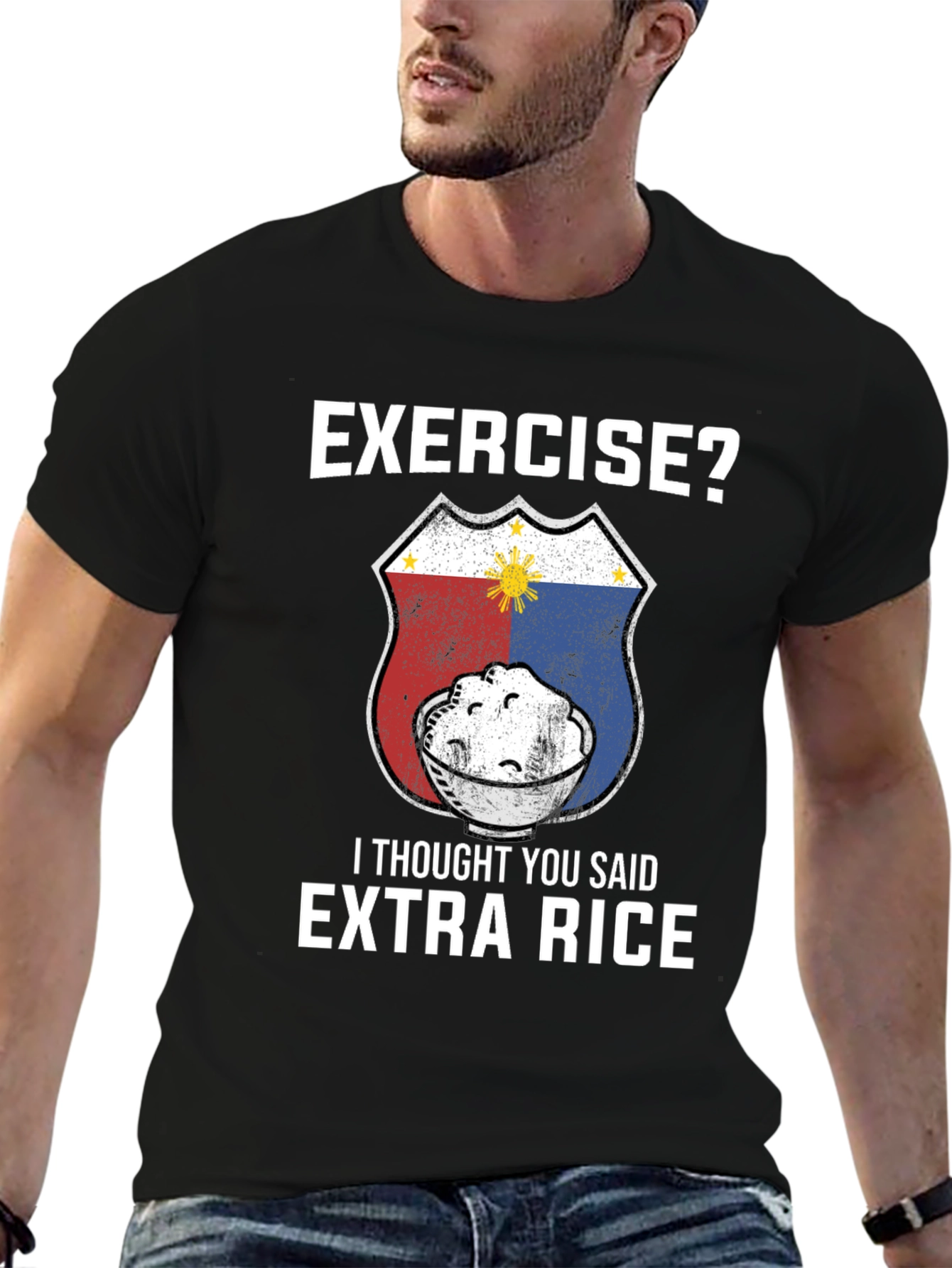 Exercise? Extra Rice T-Shirt