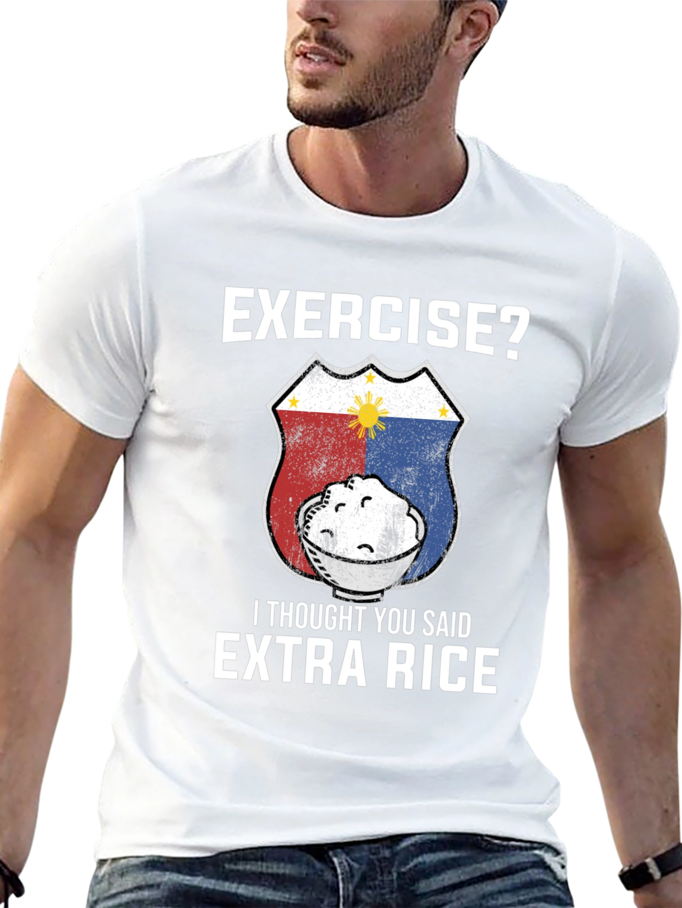 Exercise? Extra Rice T-Shirt