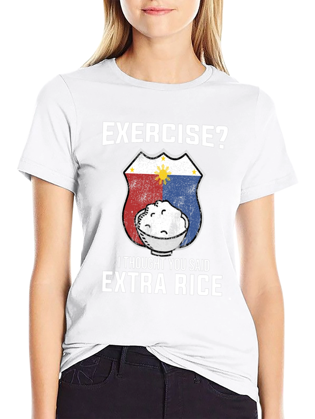 Exercise? Extra Rice T-Shirt
